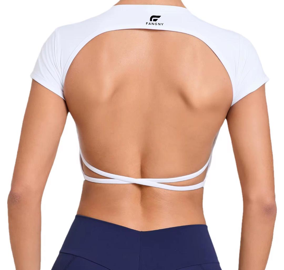 Fangny Cut-Out Crop Top