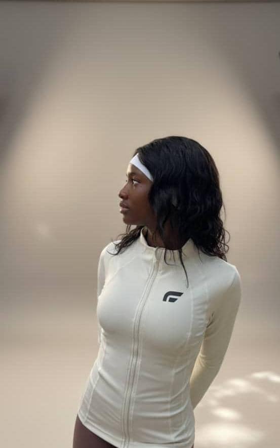 Jacket de sport à fermeture éclair